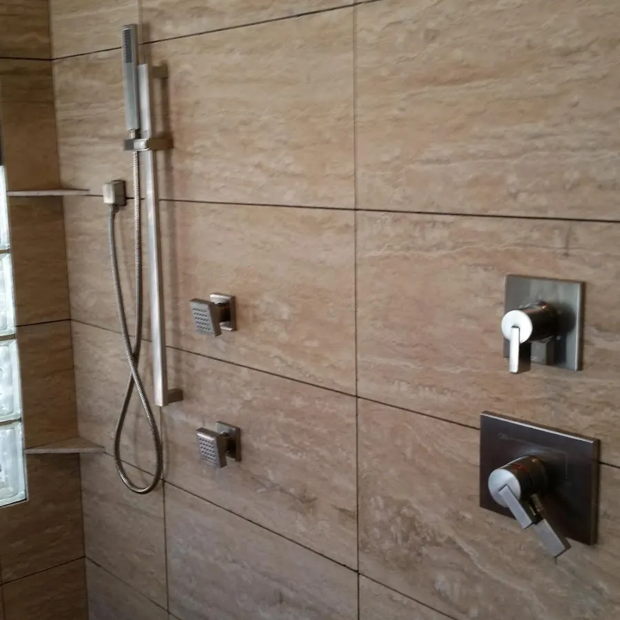 Shower fixture installation for Water Heater Replacement in Box Elder